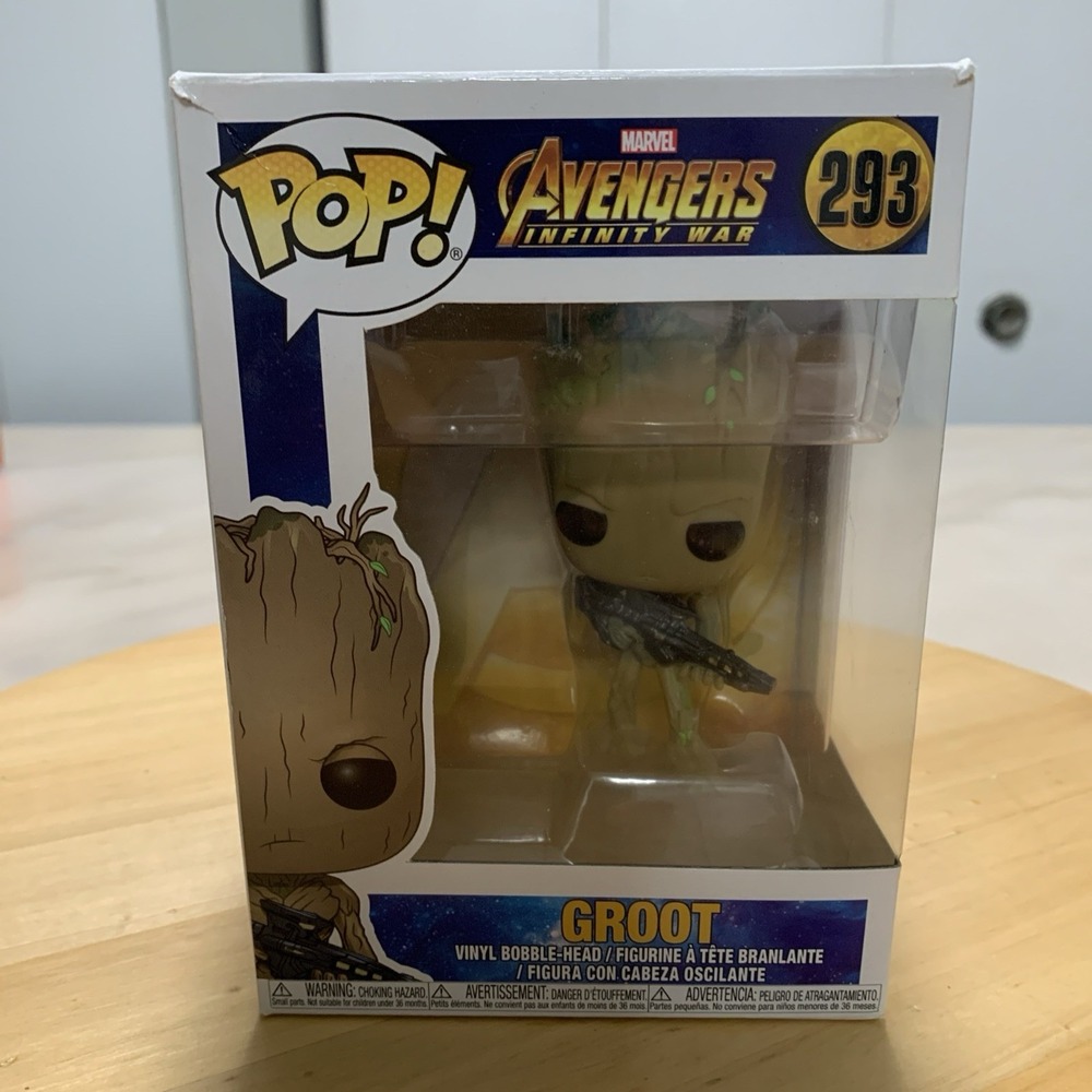 Funko Marvel Avengers Infinity War Groot Pop! Vinyl Bobblehead Figure #293